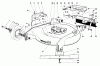 Rasenmäher 23158 - Toro Walk-Behind Mower (SN: 7000001 - 7999999) (1977) Ersatzteile HOUSING ASSEMBLY