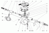 Rasenmäher 23158 - Toro Walk-Behind Mower (SN: 9000001 - 9999999) (1979) Ersatzteile GEAR CASE ASSEMBLY