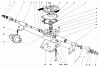Rasenmäher 23177 - Toro Walk-Behind Mower (SN: 6000001 - 6999999) (1976) Ersatzteile GEAR CASE ASSEMBLY