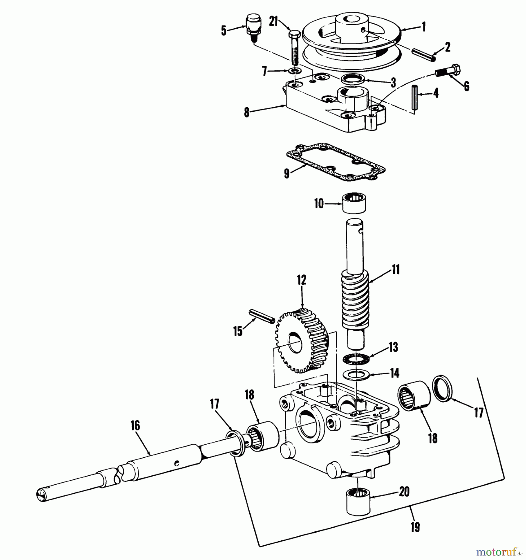  Rasenmäher 23201 - Toro Whirlwind Walk-Behind Mower (SN: 0000001 - 0999999) (1970) 25