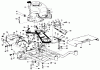 Rasenmäher 23267 - Toro Walk-Behind Mower (SN: 1000001 - 1999999) (1981) Ersatzteile ENGINE AND FRAME ASSEMBLY