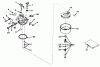 Rasenmäher 23267 - Toro Walk-Behind Mower (SN: 8000001 - 8999999) (1978) Ersatzteile CARBURETOR MODEL NO. 631165