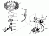 Rasenmäher 23267 - Toro Walk-Behind Mower (SN: 8000001 - 8999999) (1978) Ersatzteile MAGNETO MODEL NO. 610689A