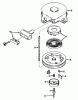 Rasenmäher 23267 - Toro Walk-Behind Mower (SN: 8000001 - 8999999) (1978) Ersatzteile REWIND STARTER NO. 590420