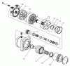 Compact Utility Attachments 22459 - Toro Trencher Head, Dingo Compact Utility Loader (SN: 230000001 - 230999999) (2003) Ersatzteile HYDRAULIC MOTOR ASSEMBLY NO. 104-1946