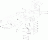 Rasenmäher für Großflächen 30032 - Toro Commercial 91cm Walk-Behind Mower, 15HP, T-Bar, Hydro Drive, TURBO FORCE Cutting Unit (SN: 311000001 - 311999999) (2011) Ersatzteile POWER-TAKE-OFF IDLER AND WEIGHT ASSEMBLY