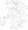 Rasenmäher für Großflächen 30071 - Toro Commercial 91cm Walk-Behind Mower, 16HP, T-Bar, Hydro Drive, TURBO FORCE Cutting Unit (SN: 311000001 - 311999999) (2011) Ersatzteile DECK DRIVE AND BAFFLE ASSEMBLY