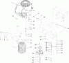 Rasenmäher für Großflächen 30071 - Toro Commercial 91cm Walk-Behind Mower, 16HP, T-Bar, Hydro Drive, TURBO FORCE Cutting Unit (SN: 311000001 - 311999999) (2011) Ersatzteile ENGINE AND CLUTCH ASSEMBLY