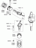 Rasenmäher für Großflächen 30092 - Toro Commercial Walk-Behind Mower, Floating Deck, T-Bar, Gear Drive, 32" Cutting Unit (SN: 280000001 - 280999999) (2008) Ersatzteile PISTON AND CRANKSHAFT ASSEMBLY KAWASAKI FH430V-AS35