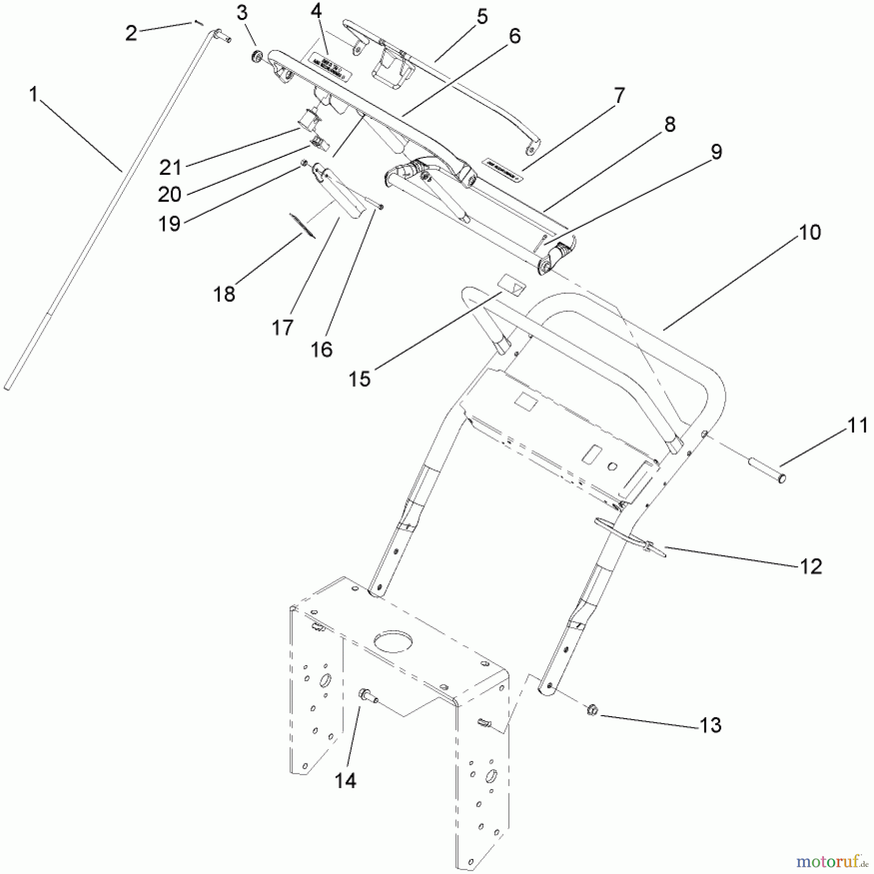  Rasenmäher für Großflächen 30096 - Toro Commercial 40