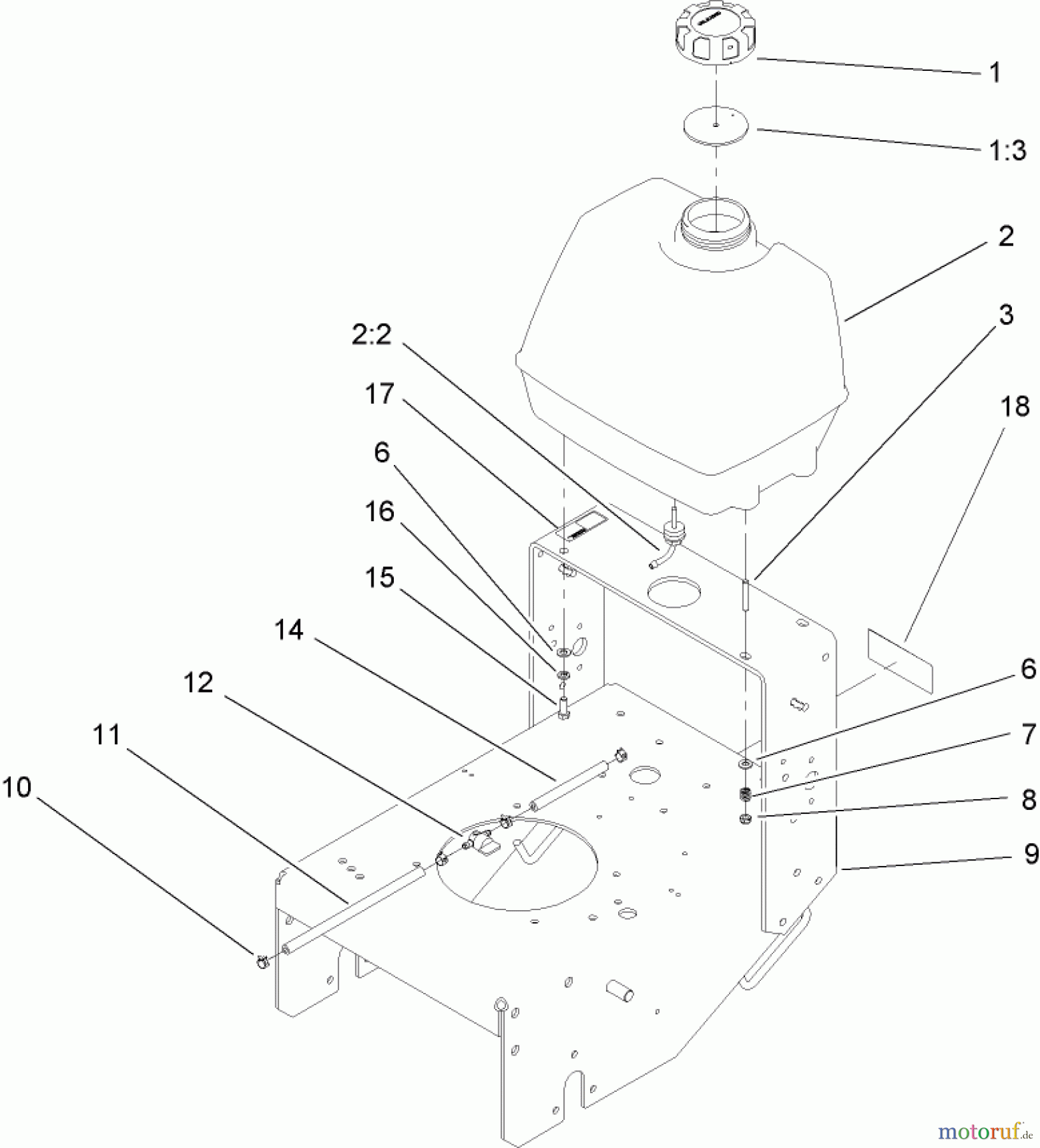  Rasenmäher für Großflächen 30098 - Toro Commercial 48