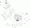 Rasenmäher für Großflächen 30150 - Toro Mid-Size ProLine Mower, T-Bar, Gear Drive, 13 HP, 32" Side Discharge Deck (SN: 240000001 - 240999999) (2004) Ersatzteile ENGINE AND FUEL SYSTEM ASSEMBLY