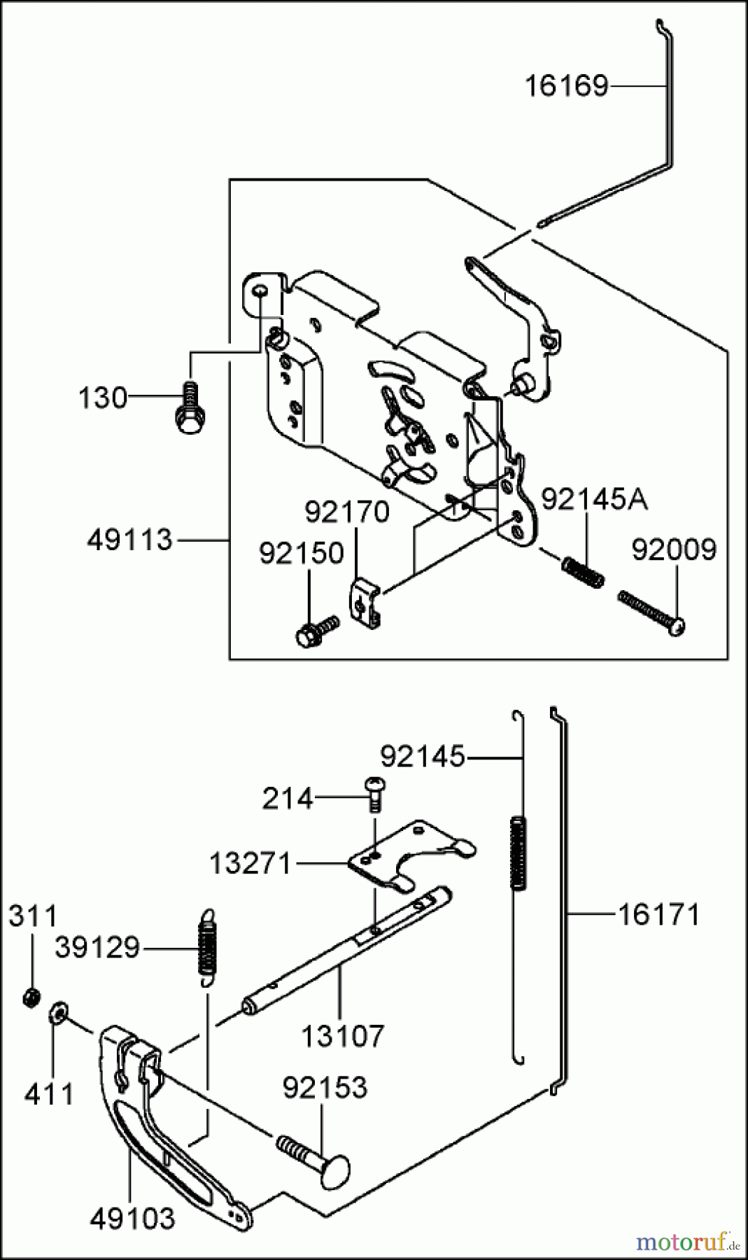  Rasenmäher für Großflächen 30161 - Toro Mid-Size ProLine Mower, T-Bar, Gear Drive, 13 HP, 36