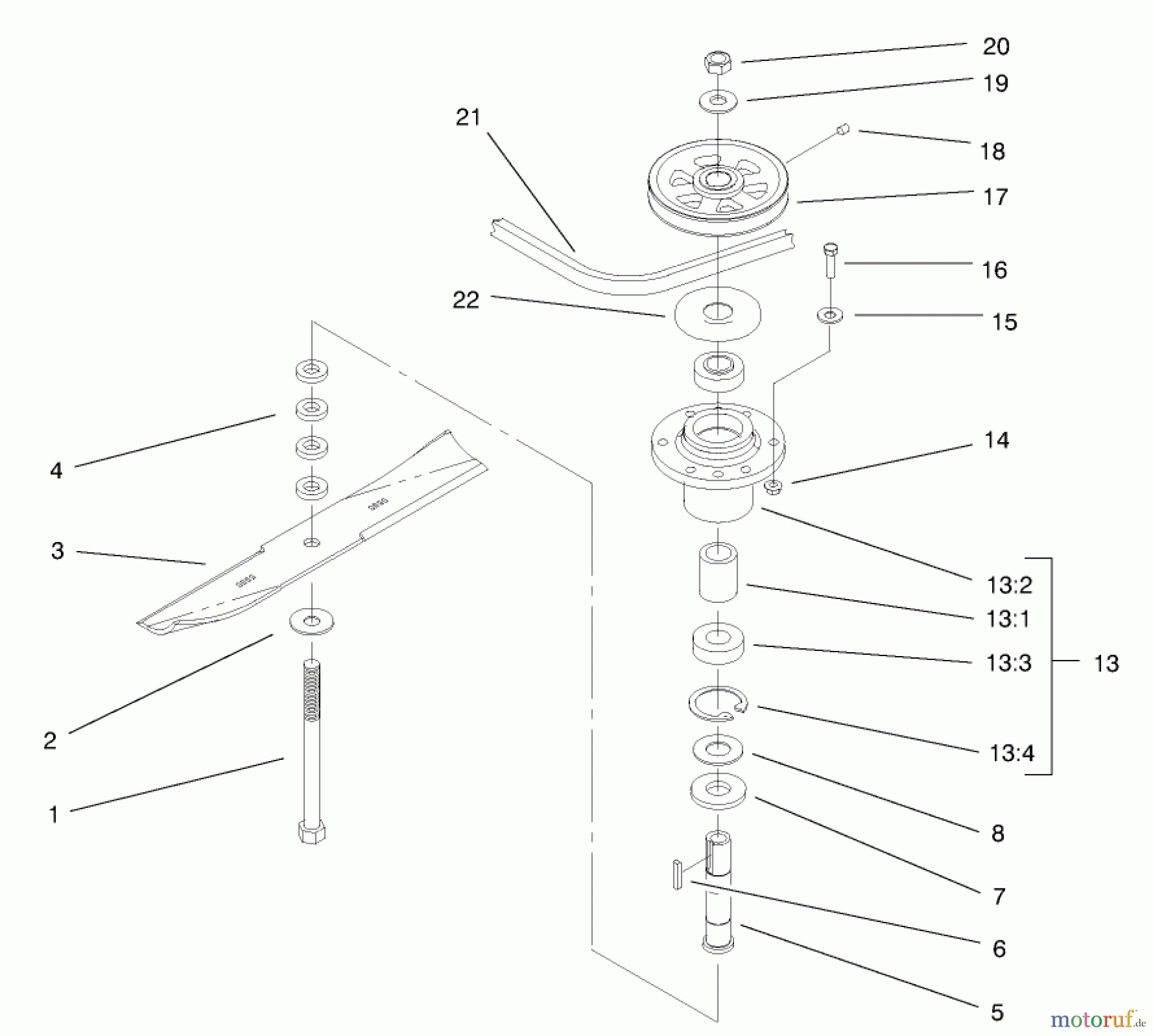  Rasenmäher für Großflächen 30164 - Toro Mid-Size ProLine Mower, Gear Drive, 10.5 hp, 32