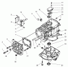 Rasenmäher für Großflächen 30171 - Toro Mid-Size ProLine Mower, Gear Drive, 12.5 hp, 32" Side Discharge Deck (SN: 220000001 - 220999999) (2002) Ersatzteile CRANKCASE (KAWASAKI FB460V-MS14)