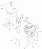 Rasenmäher für Großflächen 30184 - Toro Mid-Size ProLine Mower, Gear Drive, 13 hp, 91cm Side Discharge Deck (SN: 200000001 - 200999999) (2000) Ersatzteile ENGINE & FUEL SYSTEM ASSEMBLY