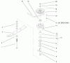 Rasenmäher für Großflächen 30184 - Toro Mid-Size ProLine Mower, Gear Drive, 13 hp, 91cm Side Discharge Deck (SN: 200000001 - 200999999) (2000) Ersatzteile SPINDLE ASSEMBLY