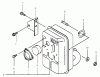 Rasenmäher für Großflächen 30193 - Toro Mid-Size ProLine Mower, Gear Drive, 12.5 hp, 36" Side Discharge Deck (SN: 990251 - 999999) (1999) Ersatzteile MUFFLER