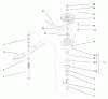 Rasenmäher für Großflächen 30194 - Toro Mid-Size ProLine Mower, Gear Drive, 13 hp, 36" Side Discharge Deck (SN: 220000001 - 220999999) (2002) Ersatzteile SPINDLE ASSEMBLY