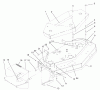 Rasenmäher für Großflächen 30197 - Toro Mid-Size ProLine Mower, Gear Drive, 15 hp, 48" Side Discharge Deck (SN: 220000001 - 220999999) (2002) Ersatzteile DECK ASSEMBLY