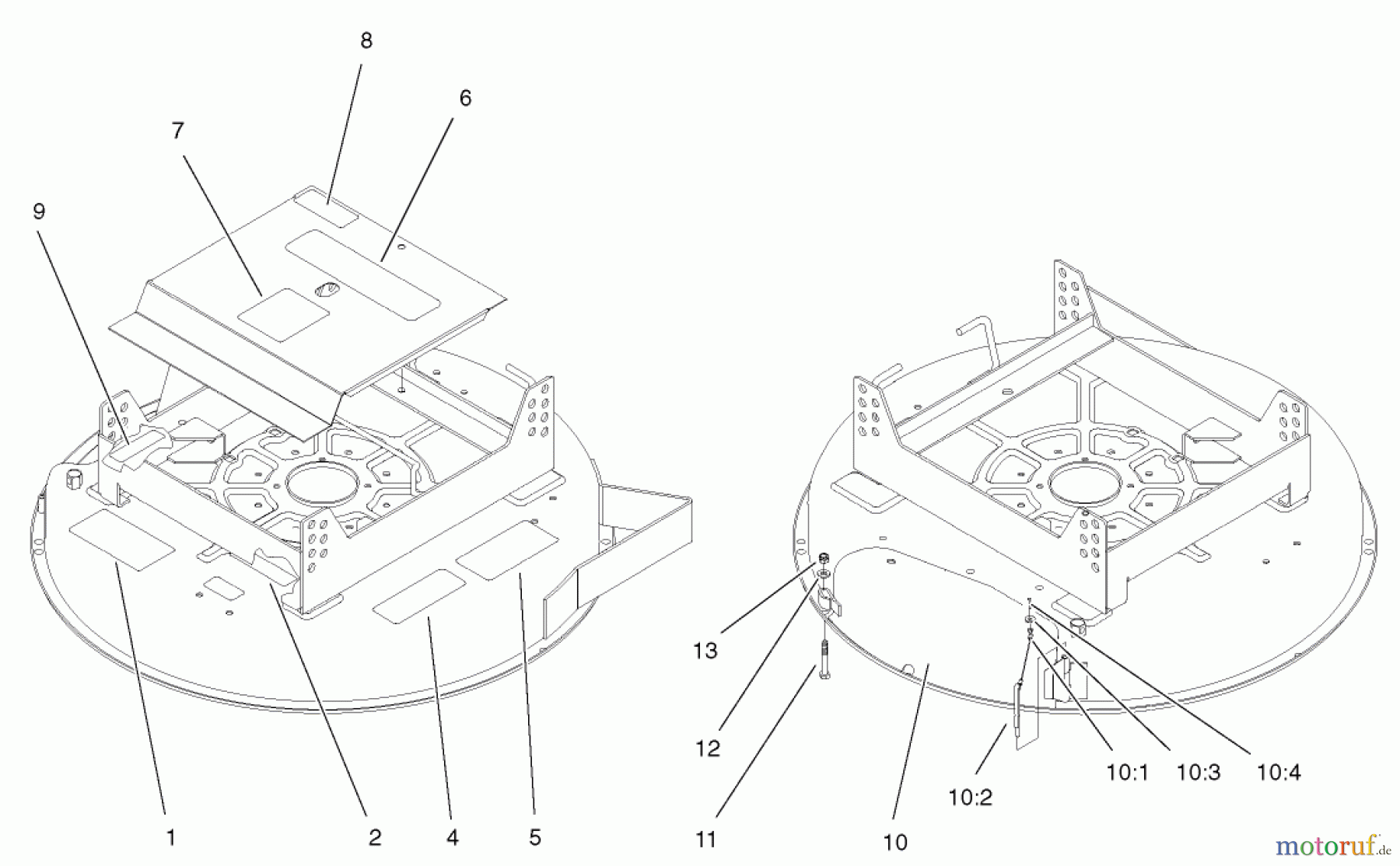  Rasenmäher für Großflächen 30252 - Toro Mid-Size ProLine Mower, Gear Drive, 13 hp, 32