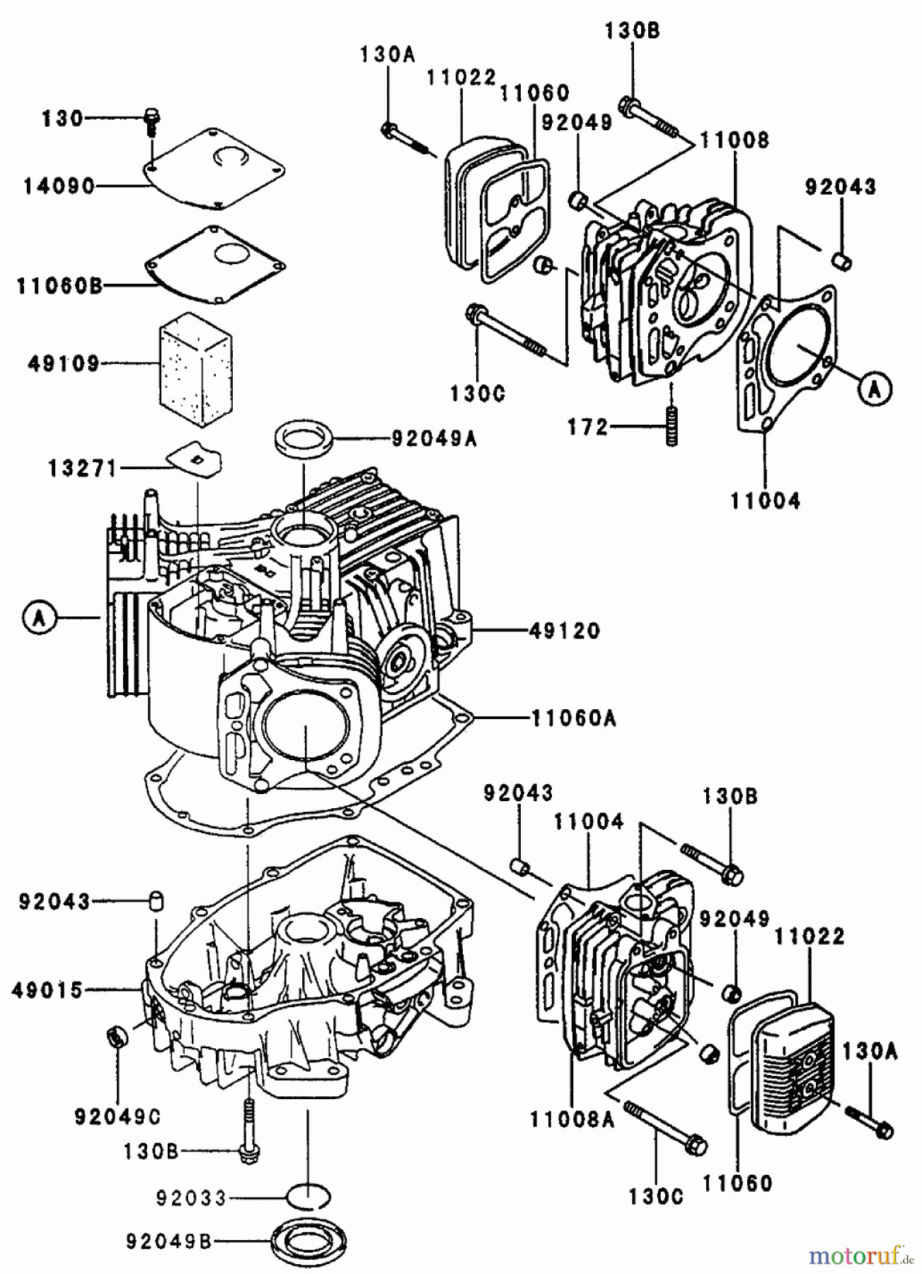  Rasenmäher für Großflächen 30257 - Toro Mid-Size ProLine Mower, Gear Drive, 15 hp, 44