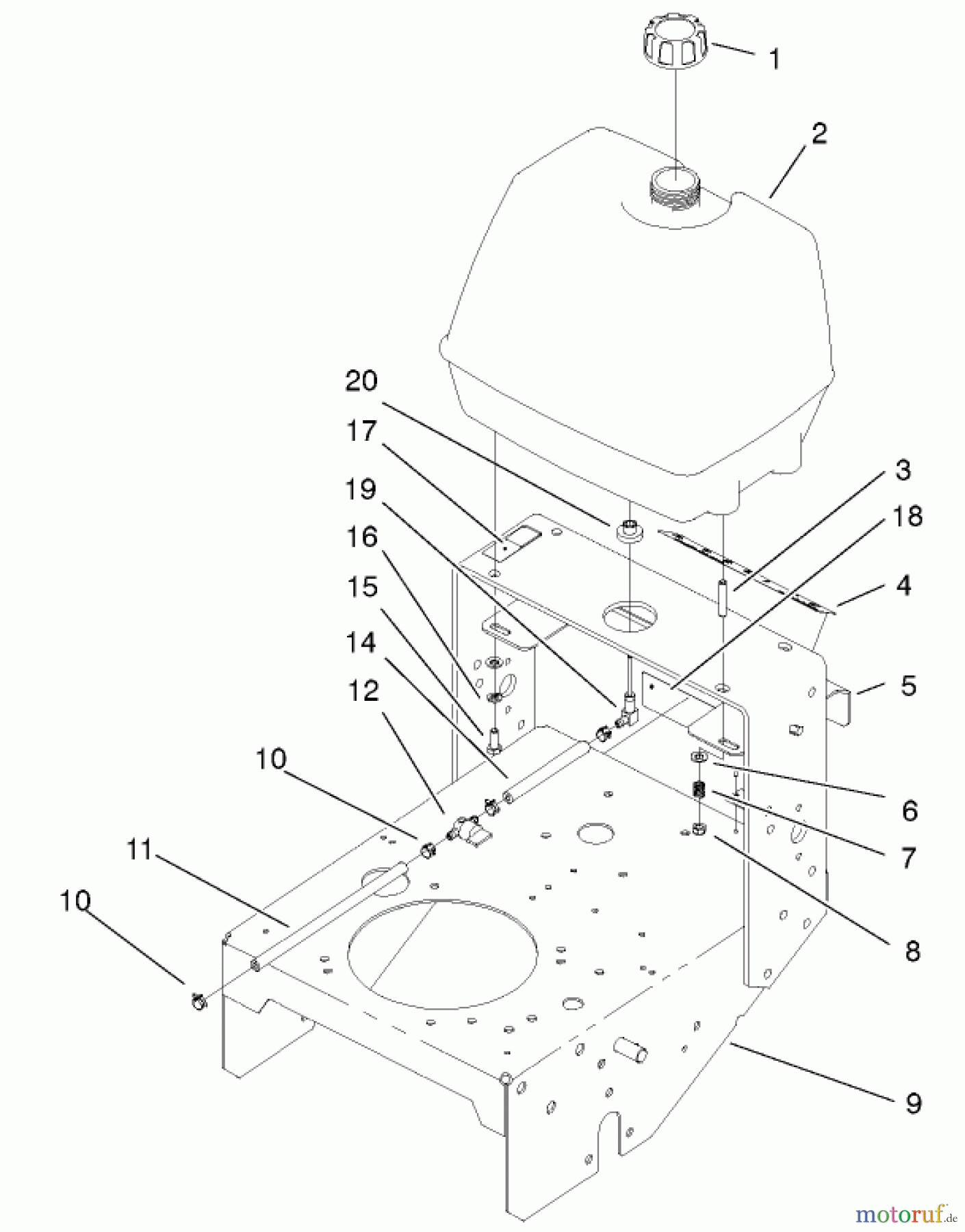  Rasenmäher für Großflächen 30257 - Toro Mid-Size ProLine Mower, Gear Drive, 15 hp, 44