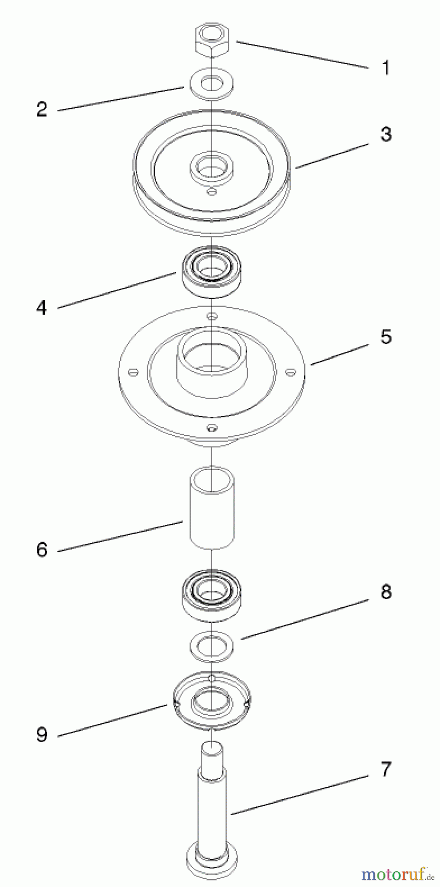  Rasenmäher für Großflächen 30257 - Toro Mid-Size ProLine Mower, Gear Drive, 15 hp, 44