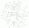 Rasenmäher für Großflächen 30291TE - Toro Mid-Size ProLine Mower, Hydro Drive, 15 hp, 44" Side Discharge Deck (SN: 210000001 - 210999999) (2001) Ersatzteile UPPER HANDLE ASSEMBLY