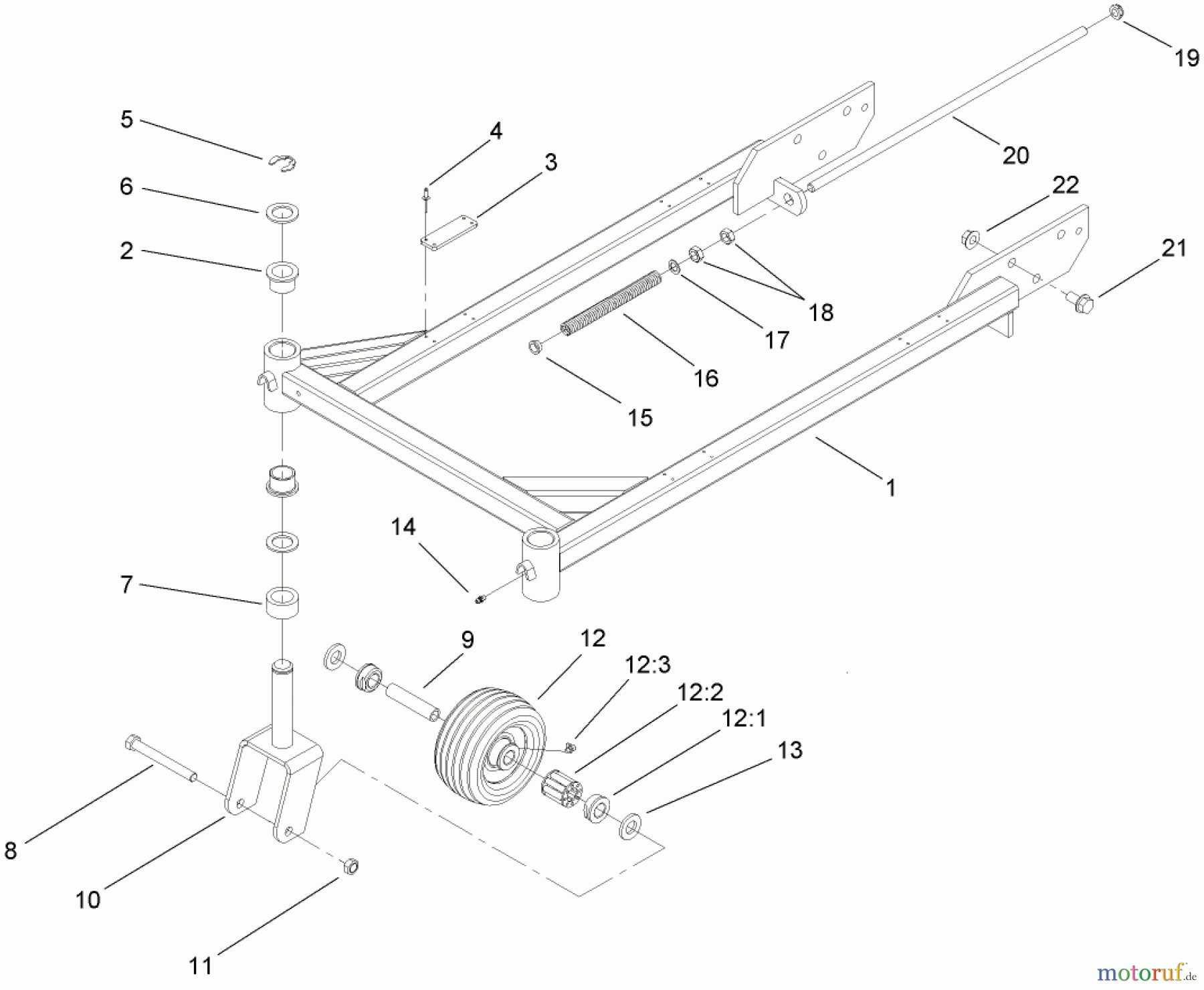  Rasenmäher für Großflächen 30316 - Toro Mid-Size ProLine Mower, Gear Drive, 13 HP, 32