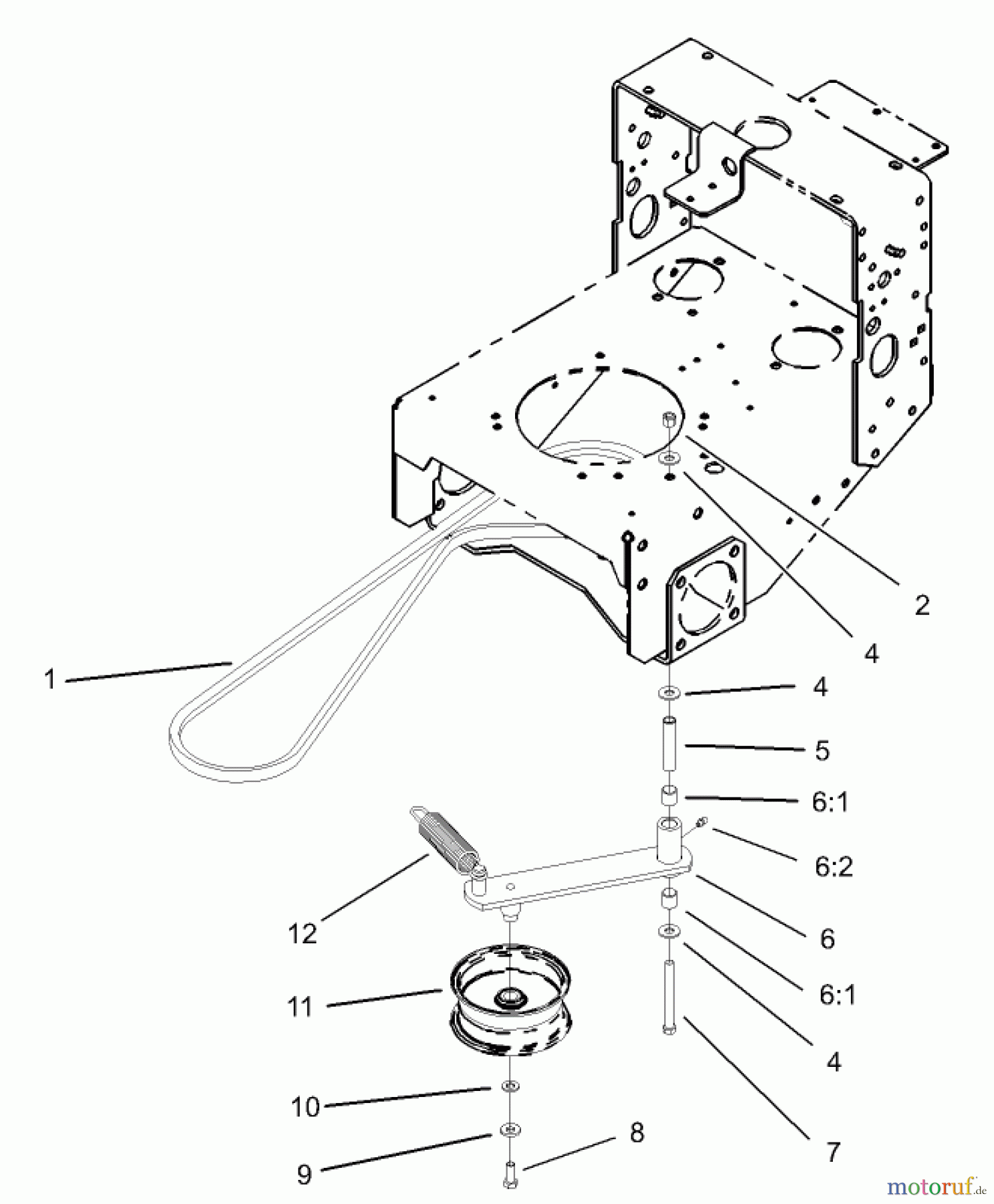  Rasenmäher für Großflächen 30318 - Toro Mid-Size ProLine Mower, T-Bar, Gear Drive, 15 hp, 44