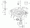 Rasenmäher für Großflächen 30329 - Toro Mid-Size ProLine Mower, Gear Drive, 15 hp, 36" Side Discharge Deck (SN: 210000001 - 210999999) (2001) Ersatzteile OIL PAN AND LUBRICATION ASSEMBLY KOHLER MODEL CV15T-41604