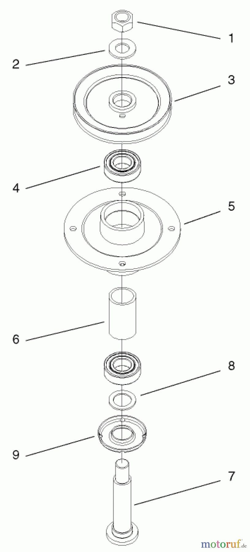  Rasenmäher für Großflächen 30332 - Toro Mid-Size ProLine Mower, Gear Drive, 15 hp, 44