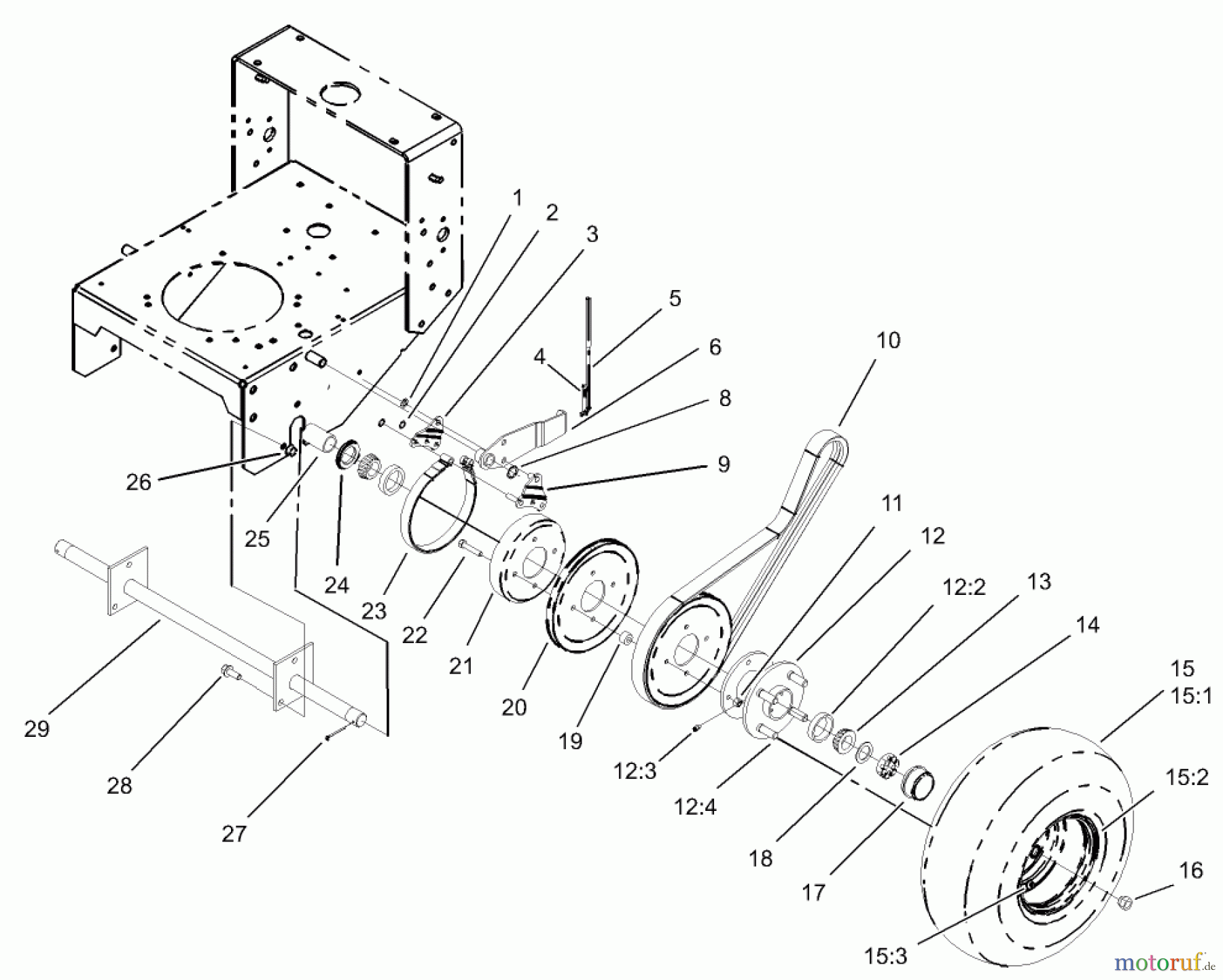  Rasenmäher für Großflächen 30432 - Toro Mid-Size ProLine Mower, Pistol Grip, Gear Drive, 17 HP, 52