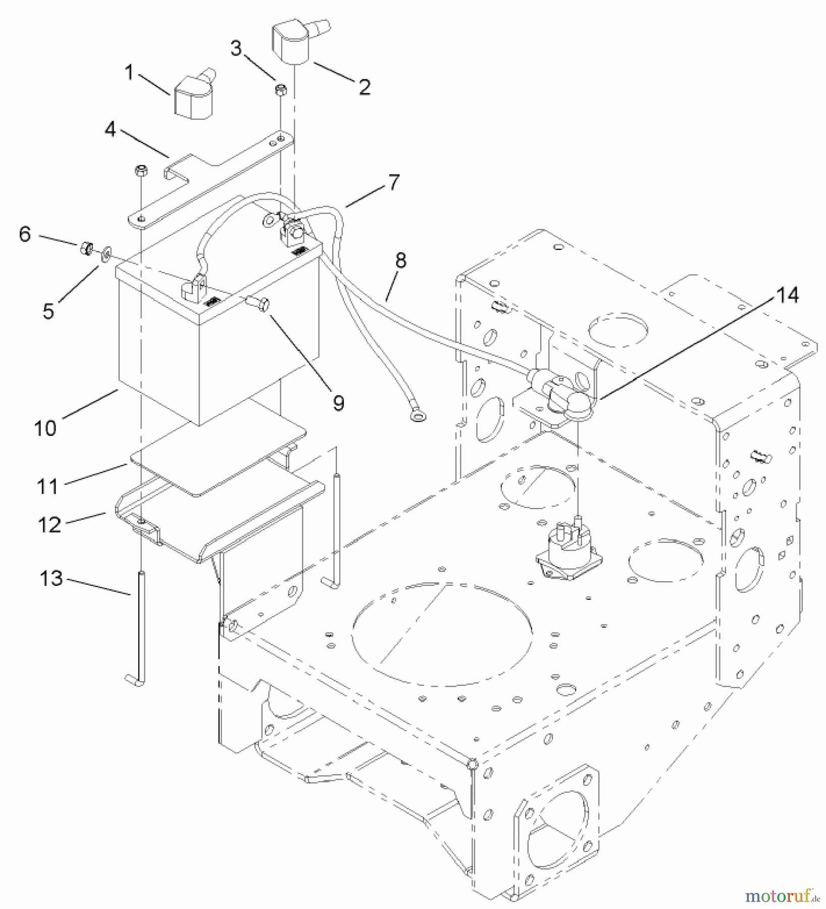  Rasenmäher für Großflächen 30435 - Toro Mid-Size ProLine Mower, Pistol Grip, Hydro Drive, 17 HP, 44