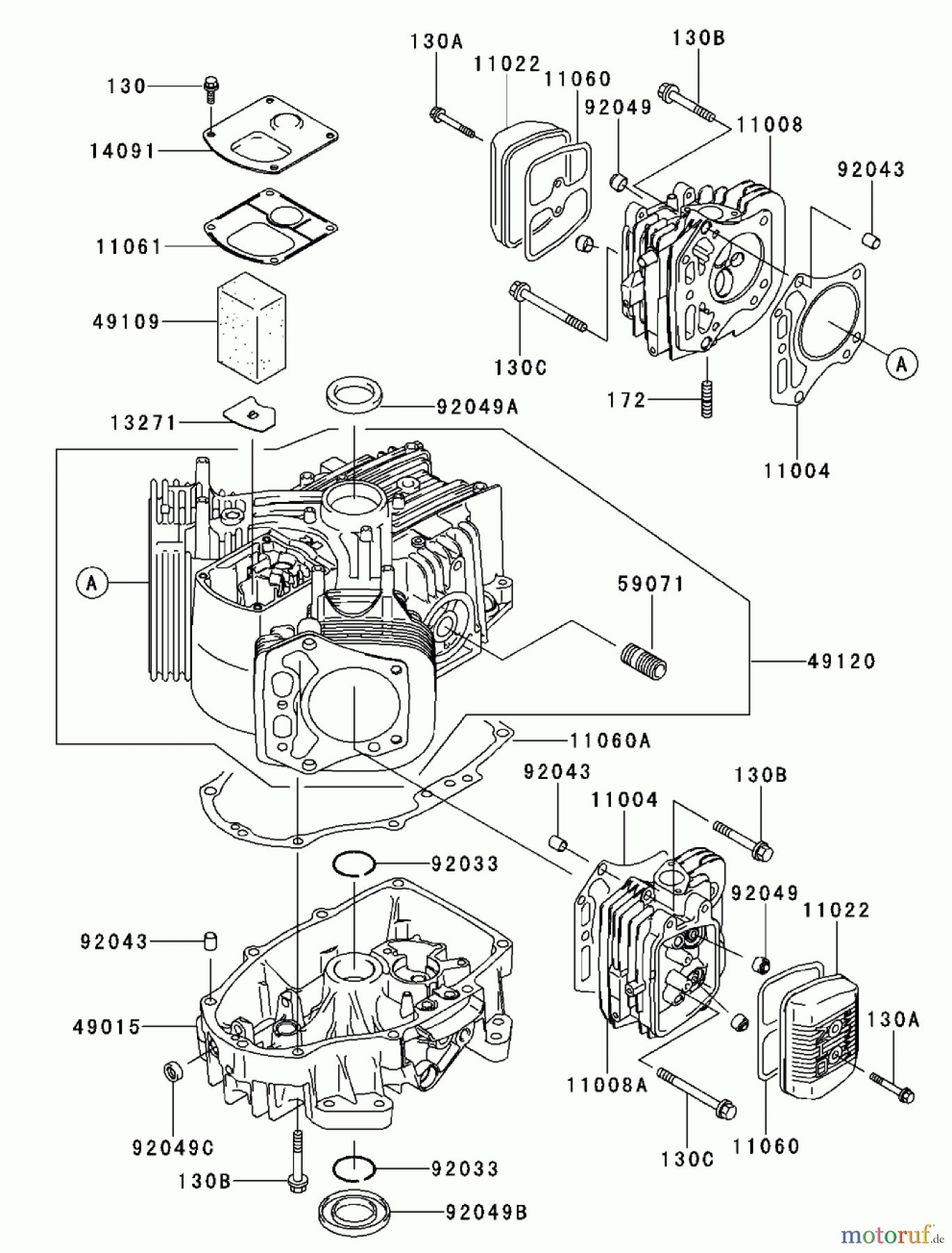  Rasenmäher für Großflächen 30435 - Toro Mid-Size ProLine Mower, Pistol Grip, Hydro Drive, 17 HP, 44