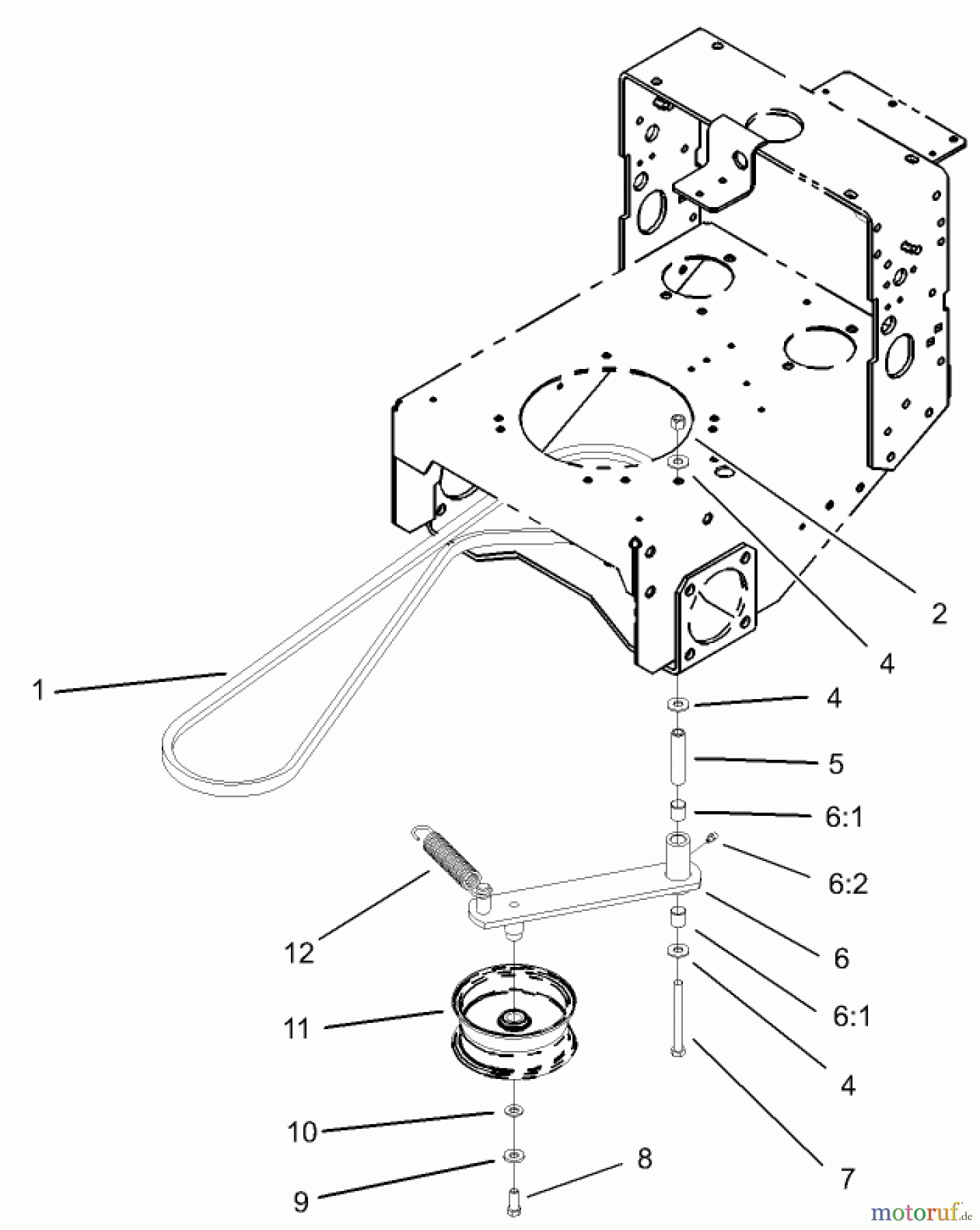  Rasenmäher für Großflächen 30435 - Toro Mid-Size ProLine Mower, Pistol Grip, Hydro Drive, 17 hp, 44