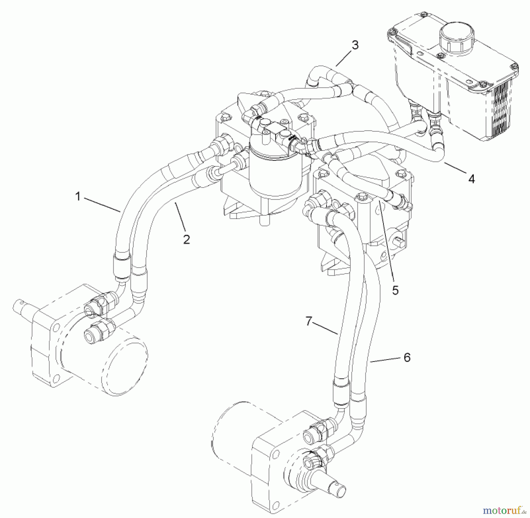  Rasenmäher für Großflächen 30436 - Toro Mid-Size ProLine Mower, Pistol Grip, Hydro Drive, 17 hp, 52