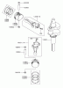Rasenmäher für Großflächen 30436 - Toro Mid-Size ProLine Mower, Pistol Grip, Hydro Drive, 17 hp, 52" Side Discharge Deck (SN: 230000001 - 230999999) (2003) Ersatzteile PISTON/CRANKSHAFT ASSEMBLY KAWASAKI FH500V-AS30
