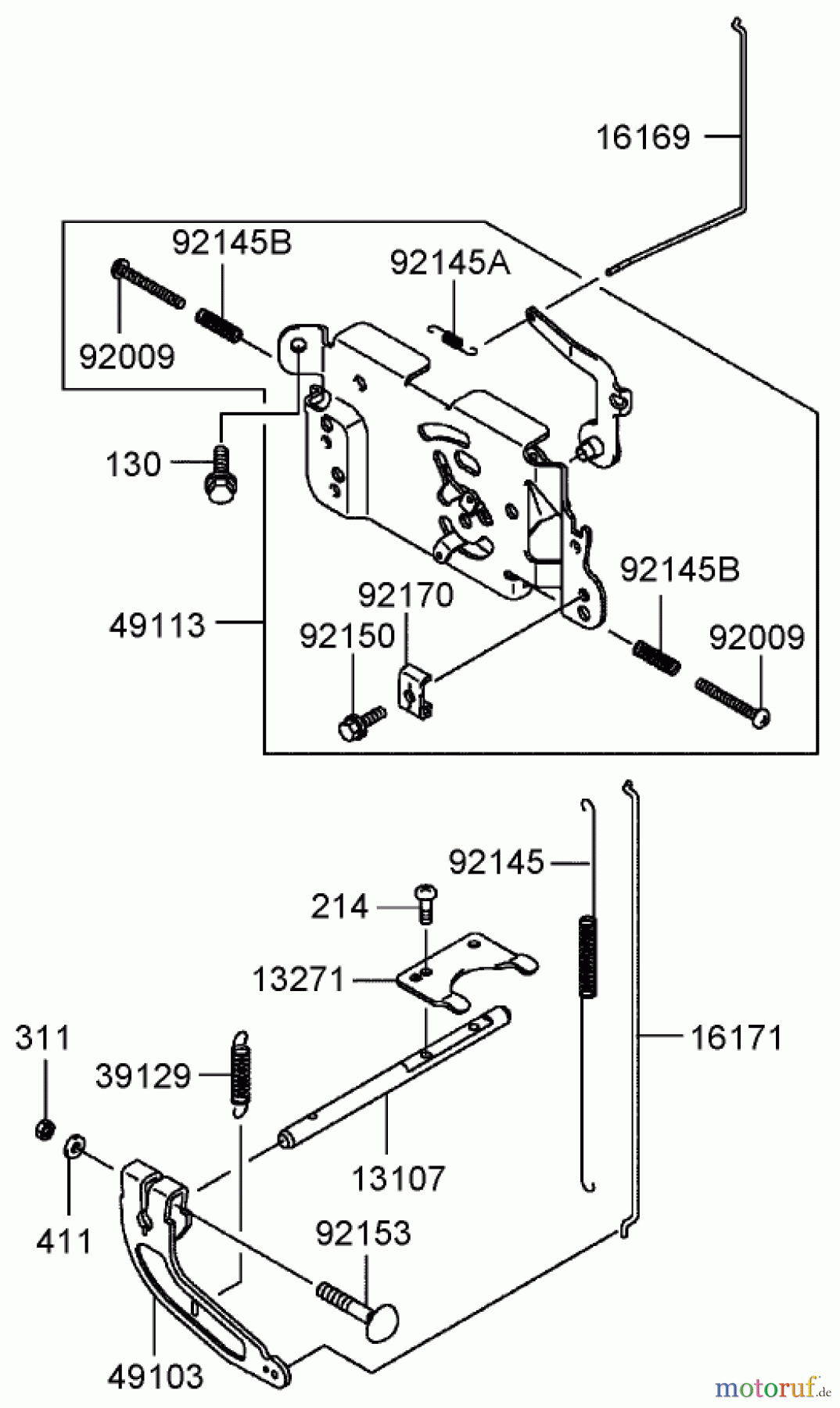  Rasenmäher für Großflächen 30437 - Toro Mid-Size ProLine Mower, Pistol Grip, Gear Drive, 15 HP, 44