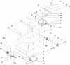 Rasenmäher für Großflächen 30438 - Toro Mid-Size ProLine Mower, Pistol Grip, Gear Drive, 17 HP, 52" Side Discharge Deck (SN: 240000001 - 240999999) (2004) Ersatzteile TRANSMISSION DRIVE ASSEMBLY