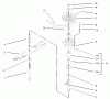 Rasenmäher für Großflächen 30518 - Toro Mid-Size ProLine Mower, Pistol Grip, Gear Drive, 13 HP, 32" Side Discharge Deck (SN: 240000001 - 240999999) (2004) Ersatzteile SPINDLE ASSEMBLY