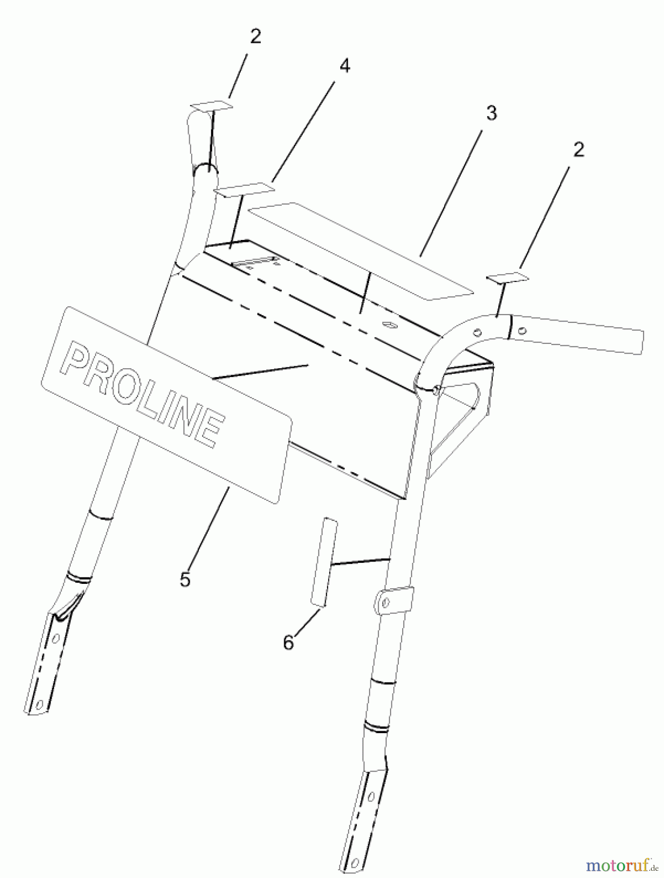  Rasenmäher für Großflächen 30520 - Toro Mid-Size ProLine Mower, Pistol Grip, Gear Drive, 12.5 hp, 32