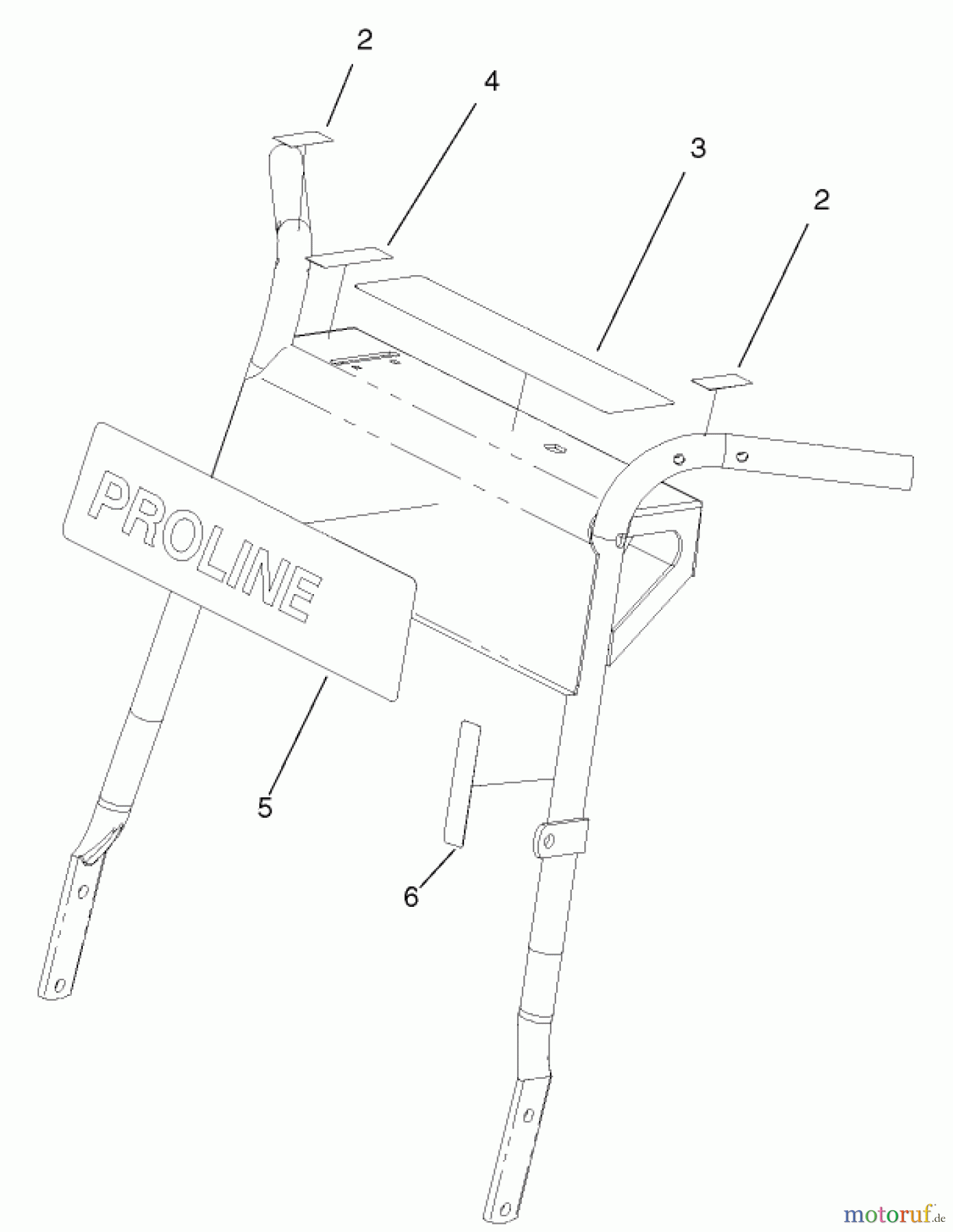  Rasenmäher für Großflächen 30521 - Toro Mid-Size ProLine Mower, Pistol Grip, Gear Drive, 12.5 hp, 36