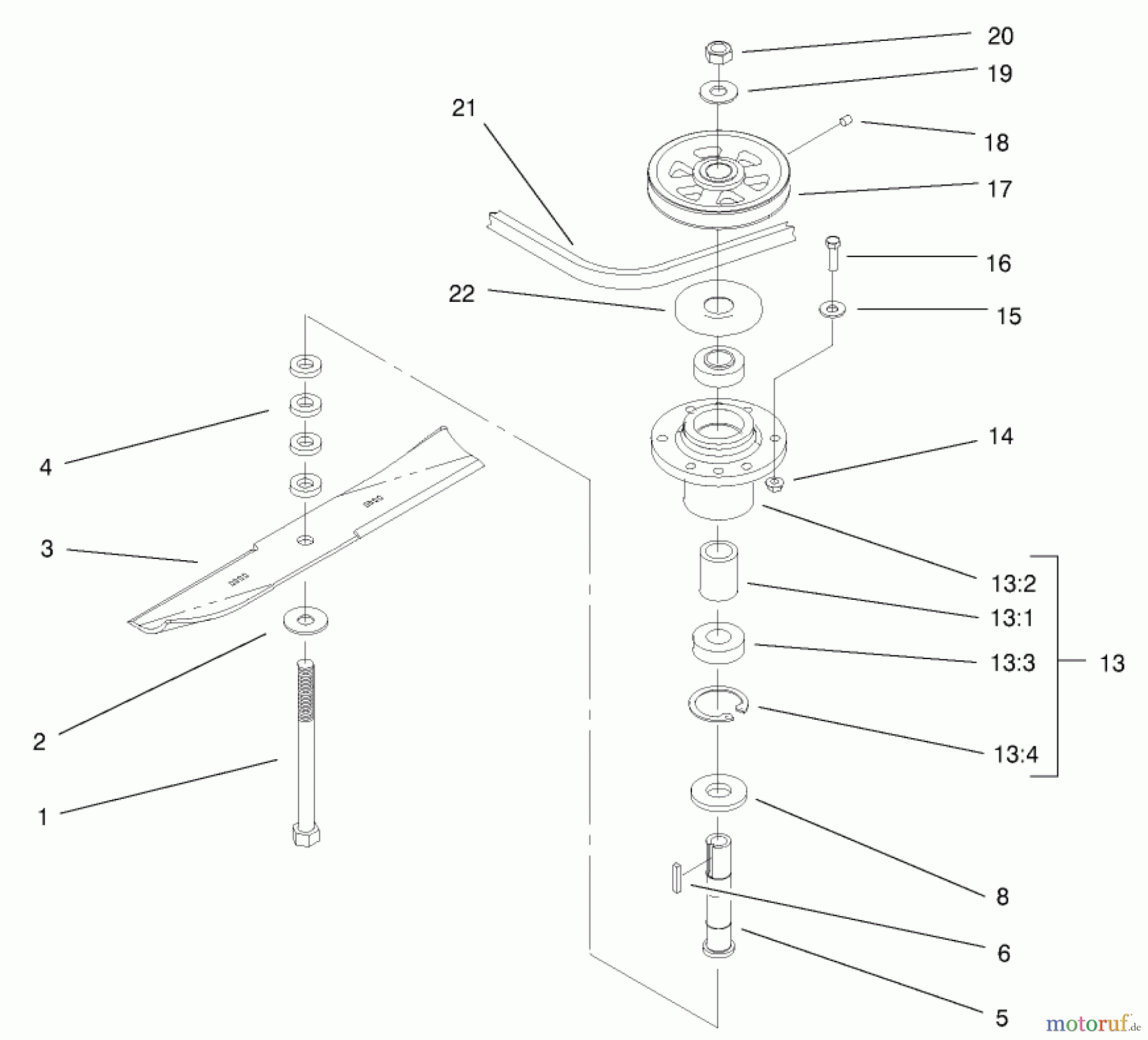  Rasenmäher für Großflächen 30521 - Toro Mid-Size ProLine Mower, Pistol Grip, Gear Drive, 12.5 hp, 36