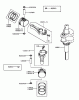 Rasenmäher für Großflächen 30524 - Toro Mid-Size ProLine Mower, Pistol Grip, Hydro Drive, 15 hp, 36" Side Discharge Deck (SN: 220000001 - 220999999) (2002) Ersatzteile PISTON/CRANKSHAFT ASSEMBLY KAWASAKI FH451V-BS04