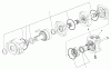 Compact Utility Attachments 22801 - Toro Universal Swivel Auger Head, Dingo and Dingo TX (SN: 210000001 - 210999999) (2001) Ersatzteile HYDRAULIC MOTOR ASSEMBLY NO. 100-4657