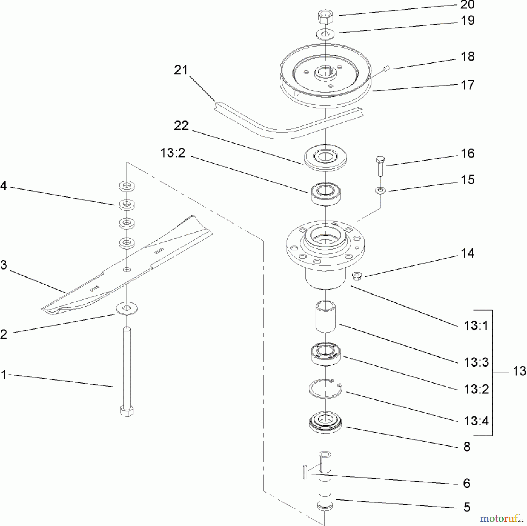  Rasenmäher für Großflächen 30529 - Toro Mid-Size ProLine Mower, Pistol Grip, Gear Drive, 15 hp, 36