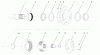 Compact Utility Attachments 22801 - Toro Universal Swivel Auger Head, Dingo and Dingo TX (SN: 210000001 - 210999999) (2001) Ersatzteile PLANETARY GEAR ASSEMBLY NO. 98-8260