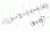 Compact Utility Attachments 22801 - Toro Universal Swivel Auger Head, Dingo and Dingo TX (SN: 990001 - 999999) (1999) Ersatzteile HYDRAULIC MOTOR ASSEMBLY